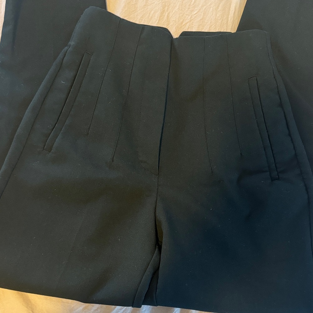 Zara Black Cropped Women's Pants - Picture 4 of 6